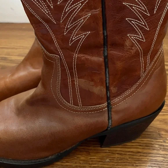 Steve Madden Lonestar Western Cowgirl/Cowboy Boots - Brown - THE REAL DEAL! - Picture 10 of 15